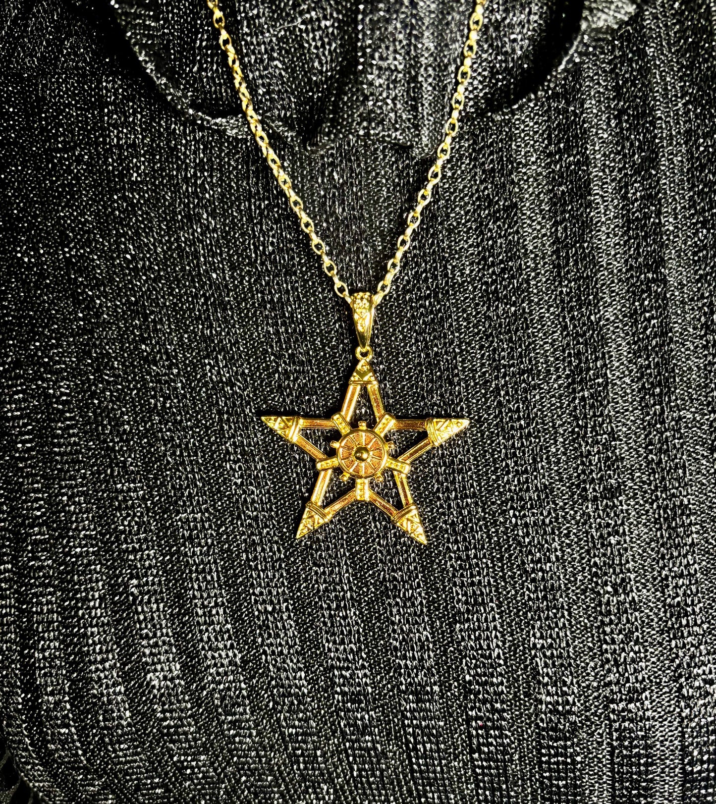 Sterling Silver Pentagram Pentacle Necklace