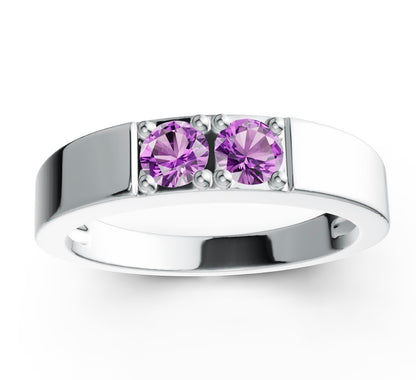 Sterling Silver Gemstone Statment Ring: Vintage