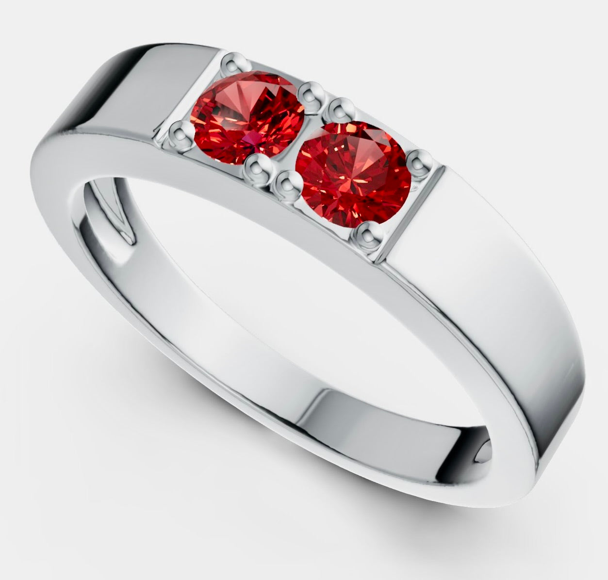 Sterling Silver Gemstone Statment Ring: Vintage