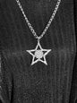 Sterling Silver Pentagram Pentacle Necklace