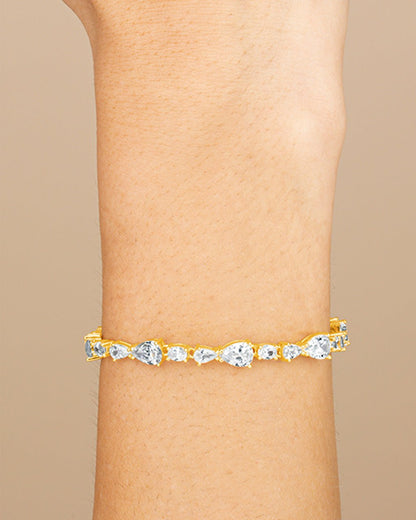 Sterling Silver Wyatt CZ Tennis Bracelet