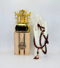 Spiritual Gift Set: Prayer Wheel, 108 Carnelian Mala, OM Pendant, Rose Gold Necklace, Gift