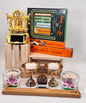 Buddhist Gift Set: Tibetan Incense, Solar Prayer Wheel, Candle Holder, Necklace, Pendant, Gift