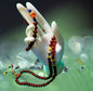 Mala Prayer Beads Buddhist Fancy Carnelian 108 beads