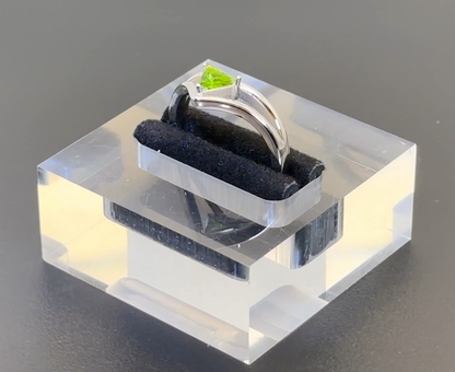 Sterling Silver Gemstone Statement Ring : Fine Jewelry Swarovski Crystal Gemstones Emeralds Diamonds