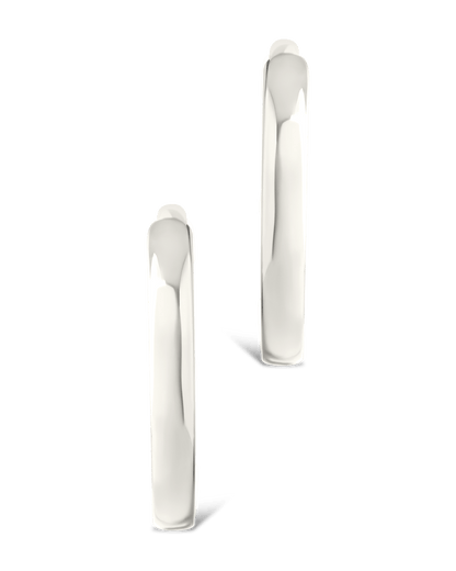 Sterling Silver Tinsley Micro Hoops