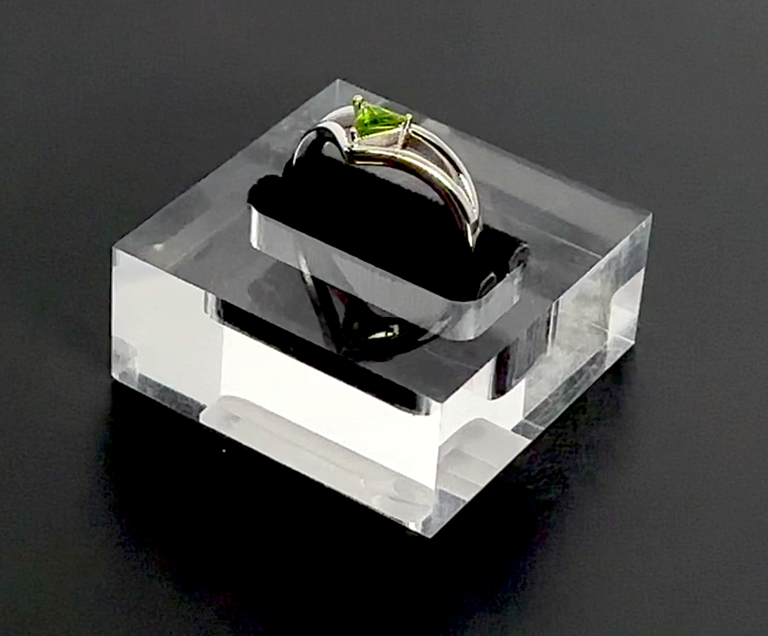 Sterling Silver Gemstone Statement Ring : Fine Jewelry Swarovski Crystal Gemstones Emeralds Diamonds