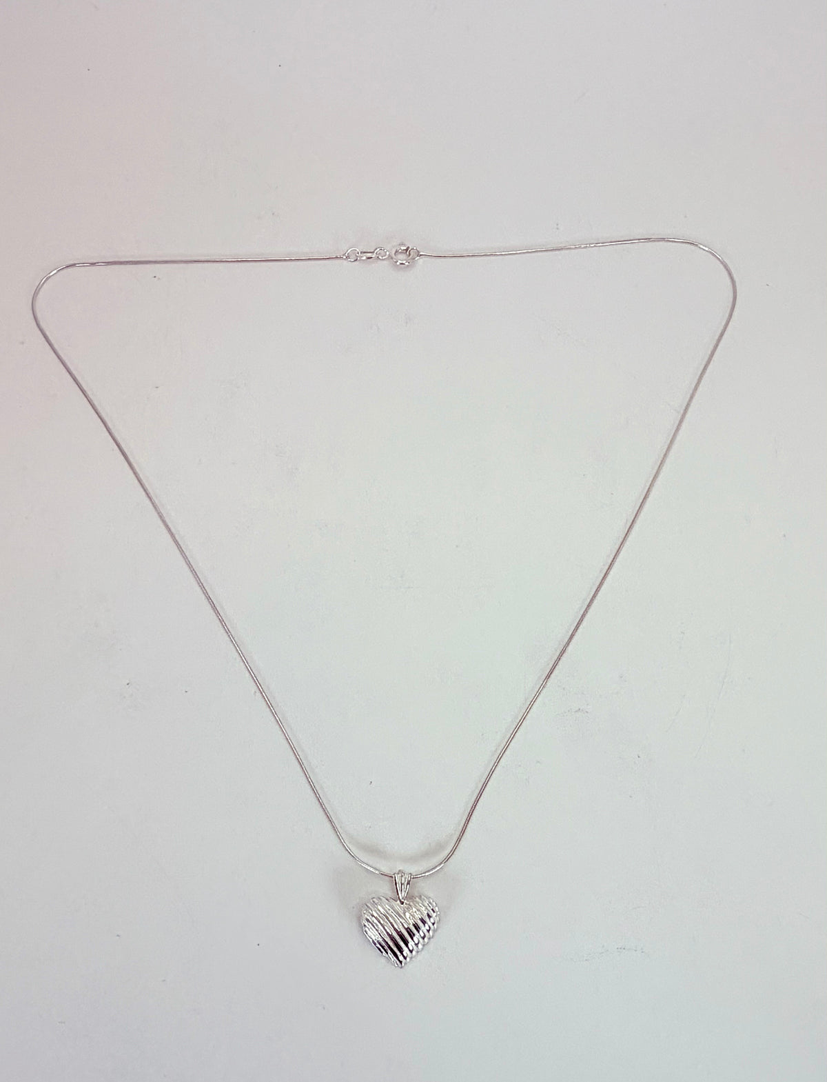 Linked sterling silver bracelet
