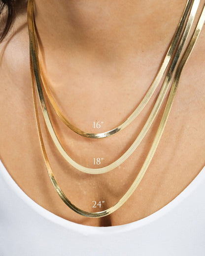 Sterling Silver Herringbone Chain