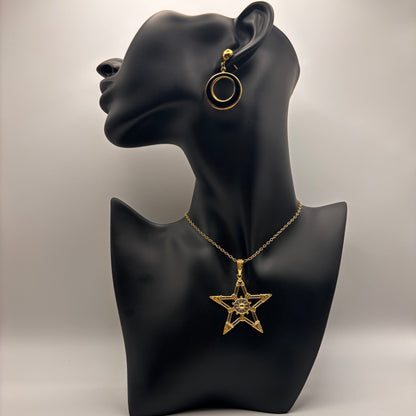 Sterling Silver Pentagram Pentacle Necklace