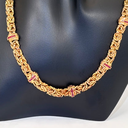 Gold necklace, bracelet and amethyst jewelry set: Statement jewelry, #Fashion, #Jewelry, #Everyone
