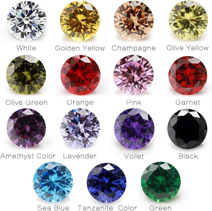Sterling Silver Gemstone Statement Ring: Ruby, Diamond, Emerald, Tanzanite, Bling