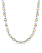 Blanche Adjustable CZ Tennis Necklace