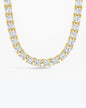 Marisol Princess Cut CZ Tennis Necklace