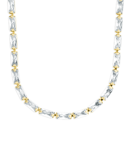 Madeline Baguette Tennis Necklace
