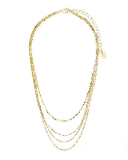 Multi Chain Layered Necklace