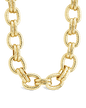 Kamora Textured Chain Link Necklace