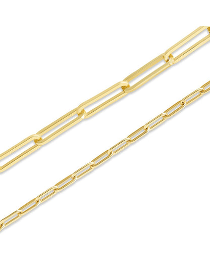 Sterling Silver Paperclip & Everyday Studs Jewelry Bundle