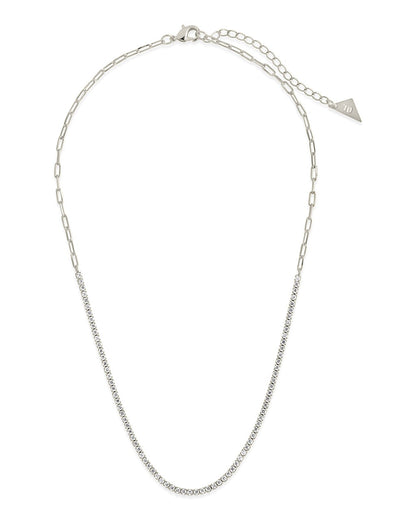 Dani Chain & CZ Tennis Necklace