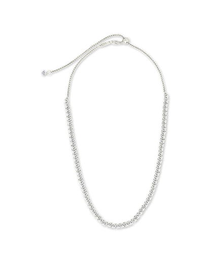 Brette Adjustable CZ Tennis Necklace