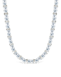 Blanche Adjustable CZ Tennis Necklace