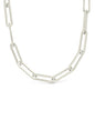 Sterling Silver Paperclip Chain Necklace