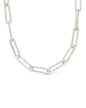 Sterling Silver Paperclip Chain Necklace