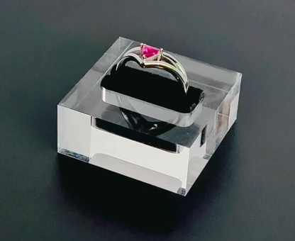 Sterling Silver Gemstone Statement Ring : Fine Jewelry Swarovski Crystal Gemstones Emeralds Diamonds