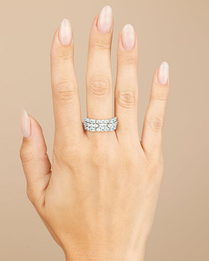 Sterling Silver Kornelia Eternity Ring