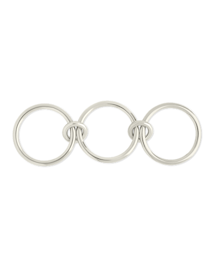 Sterling Silver Jasmin Link Stacking Ring