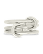Sterling Silver Jasmin Link Stacking Ring