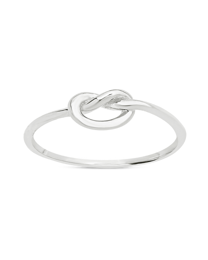 Sterling Silver Love Knot Ring