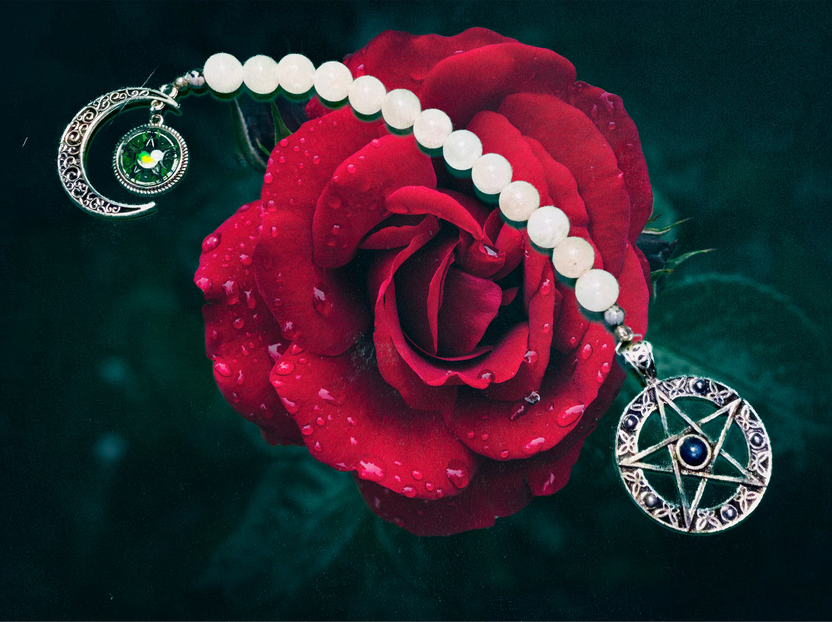 Sterling Silver Witch Beads Prayer Beads Witch's Ladder