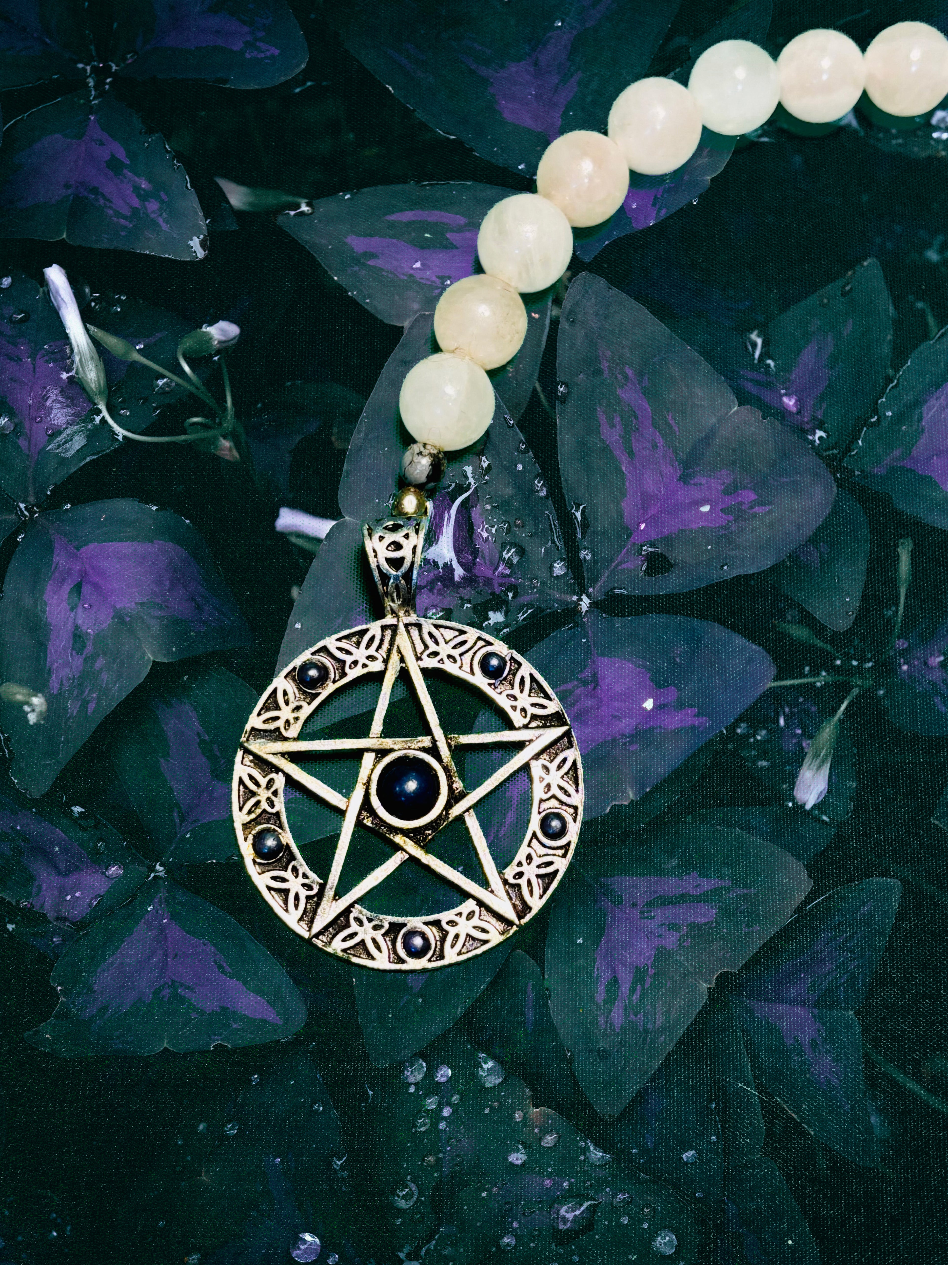 Sterling Silver Witch Beads Prayer Beads Witch's Ladder