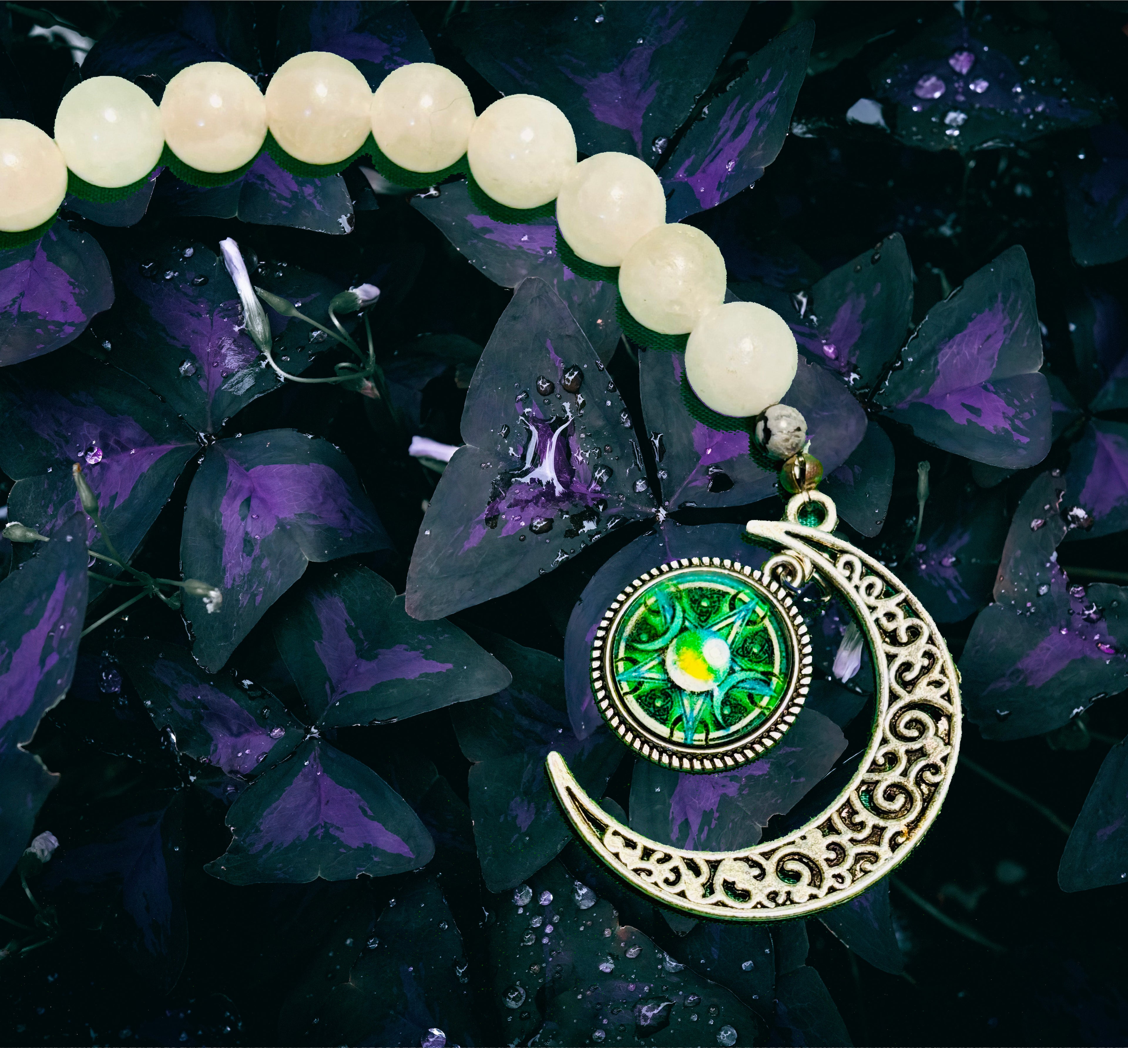 Sterling Silver Witch Beads Prayer Beads Witch's Ladder