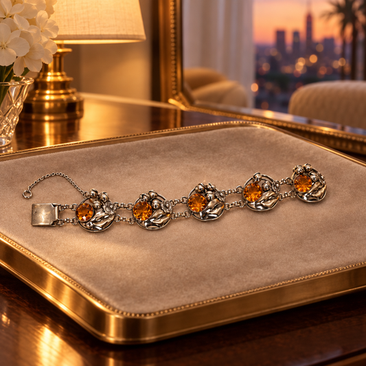 Bracelet on an evening dressing table