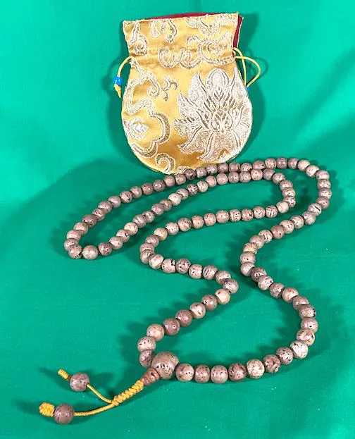 Tibetan Mala Bodhi Seed Real 108 Buddhist Prayer Beads Spiritual Meditation Buddha OM