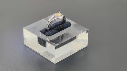 Sterling Silver Gemstone Statement Ring : Fine Jewelry Swarovski Crystal Gemstones Emeralds Diamonds