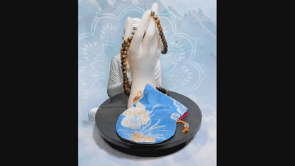 Tibetan Tigers Eye Mala Real 108 Buddhist Prayer Beads Spiritual Meditation Buddha