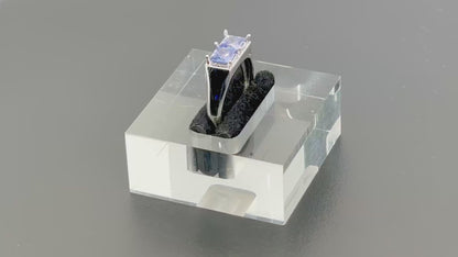 Sterling Silver Statment Ring: Fine Jewelry Opal Ruby Emeralds Diamonds Tanzanite