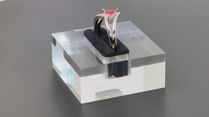 Sterling Silver Gemstone Statement Ring : Fine Jewelry Swarovski Crystal Gemstones Emeralds Diamonds