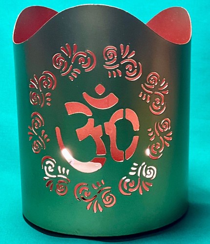 Gift Set Prayer Wheel Candle Holder Incense Spiritual Healing Meditation