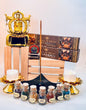 Shaman Gift Set: Incense, Solar Prayer Wheel, Candle Holder, Necklace, Pendant, Gift